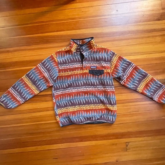 Women's Patagonia Lightweight Synchilla Snap-T Pullover, Medium, Laughing Waters - Picture 2 of 9